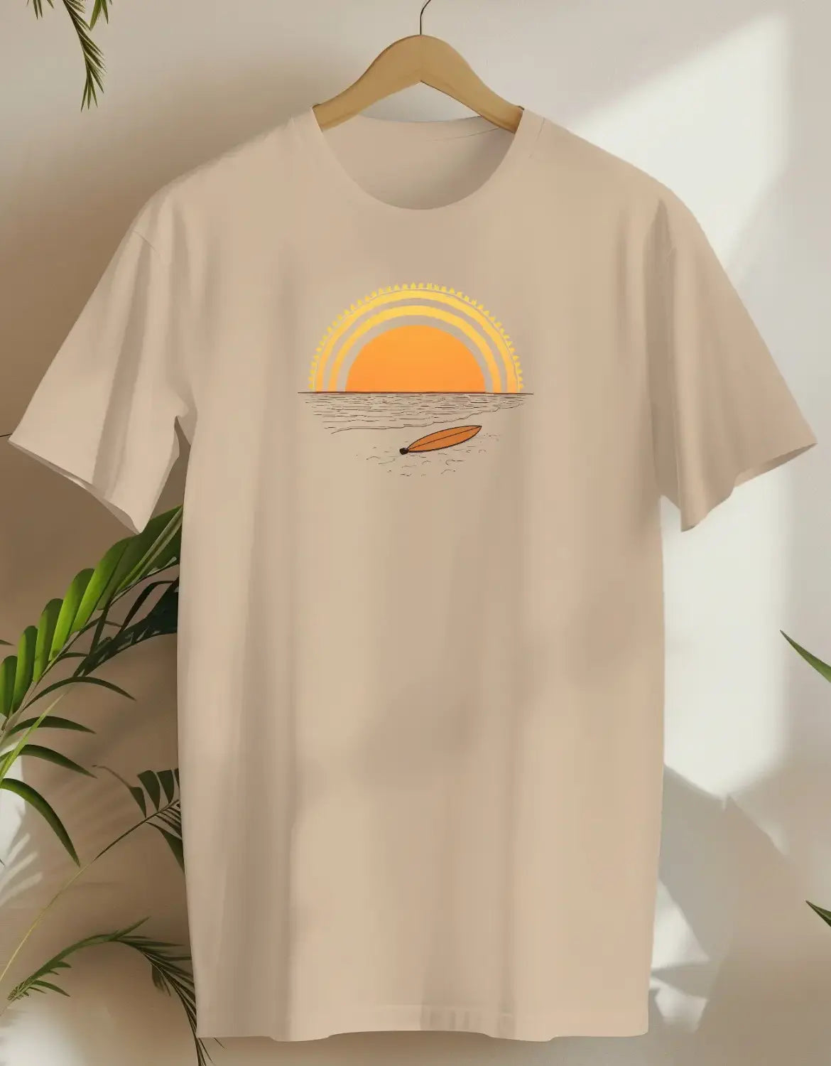 Sunset Tranquil-T-shirt-Sand-AMCC.STORE
