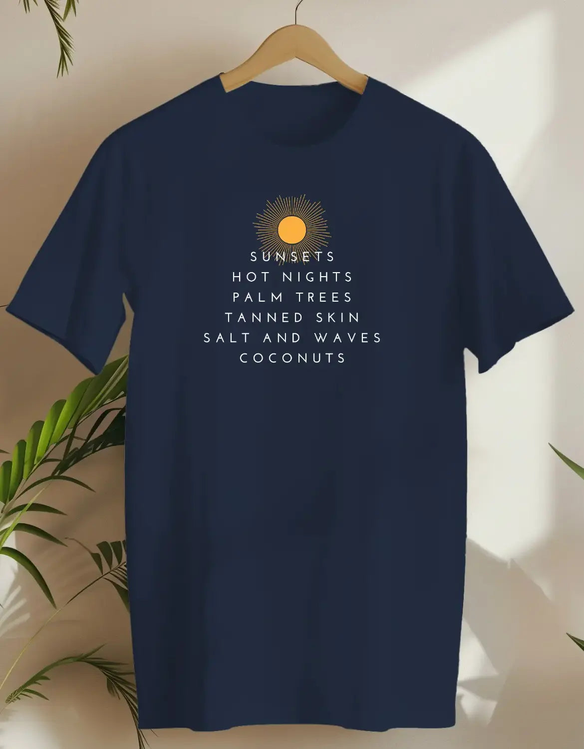 Sunsets Hot Nights 2-T-shirt-Navy-AMCC.STORE