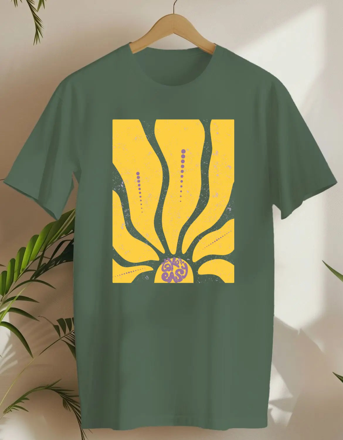 Take It Easy-T-shirt-Military Green-AMCC.STORE