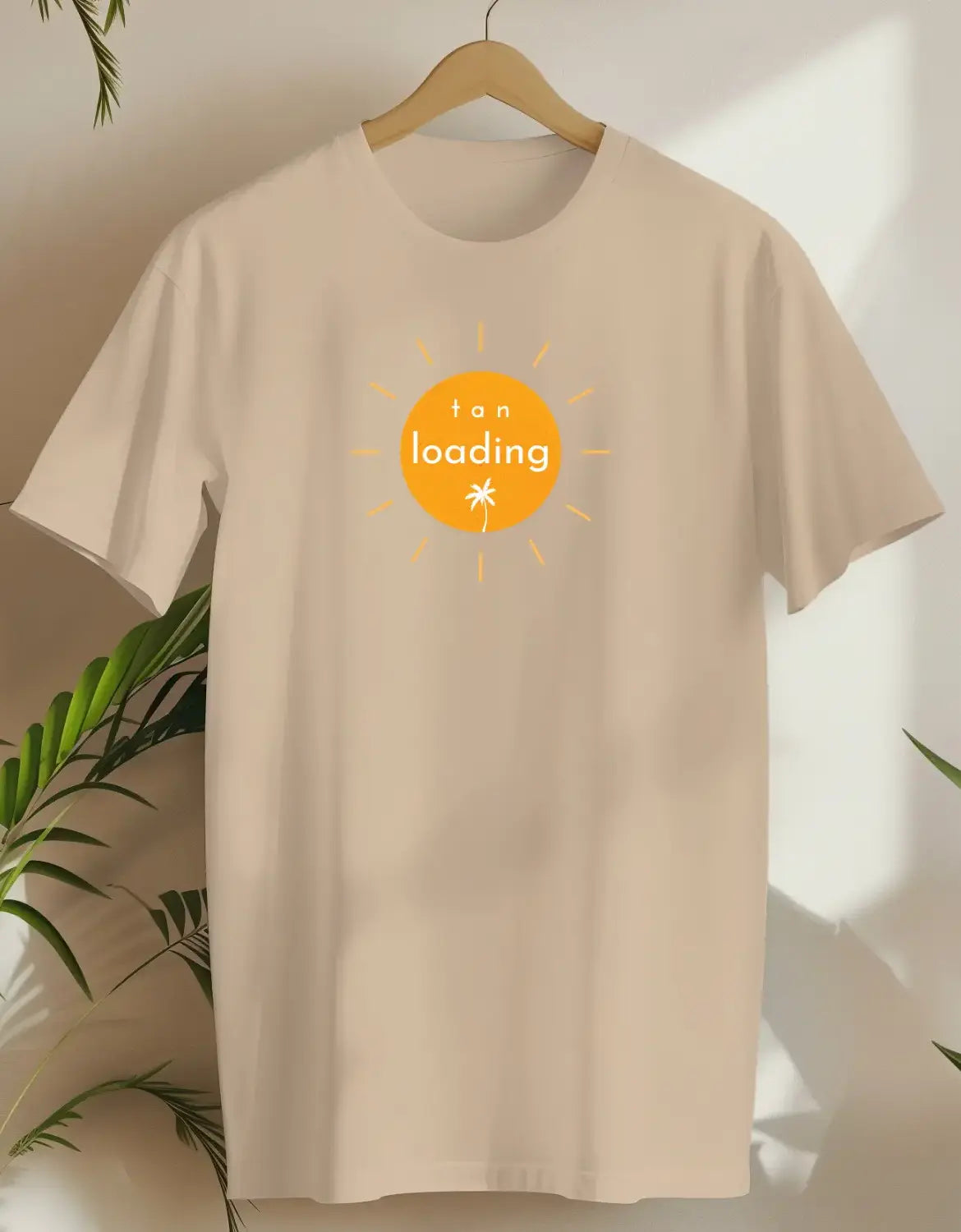 Tan Loading-T-shirt-Sand-AMCC.STORE