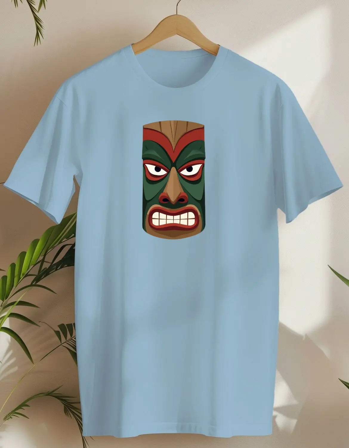 Tiki Enigma 2-T-shirt-Light Blue-AMCC.STORE