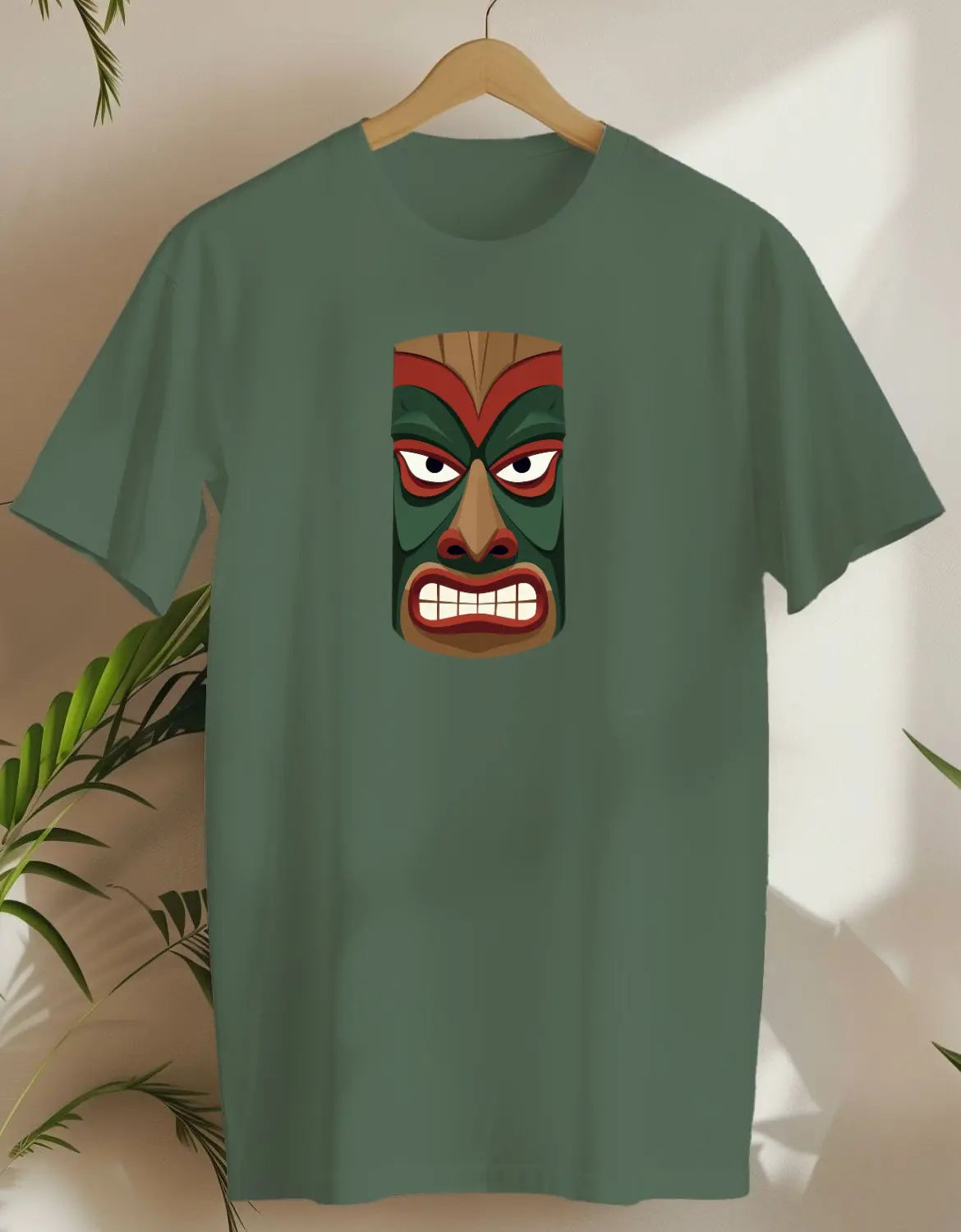 Tiki Enigma 2-T-shirt-Military Green-AMCC.STORE