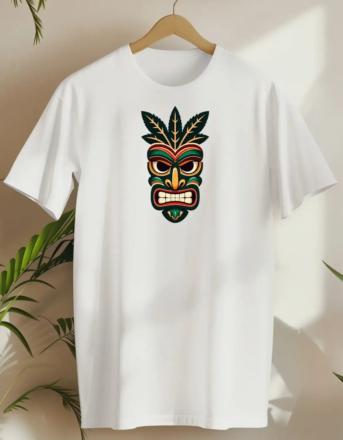 Tiki Enigma Big-T-shirt-White-AMCC.STORE
