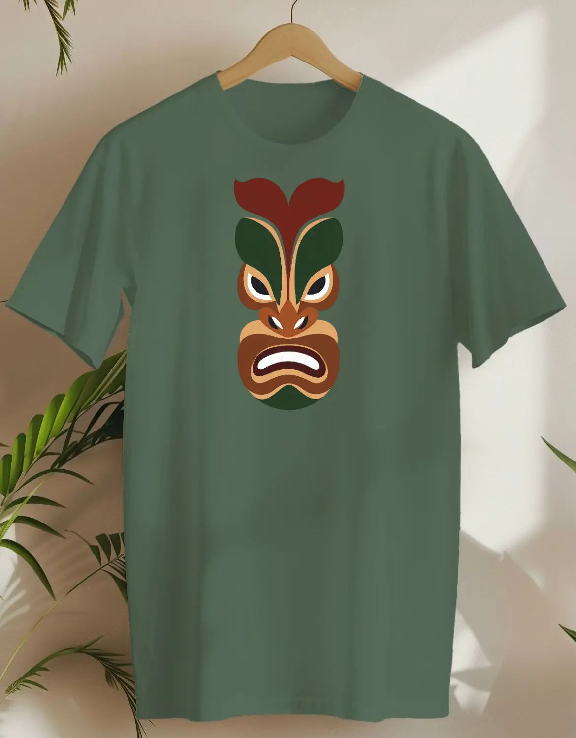 Tiki Essence-T-shirt-Military Green-AMCC.STORE