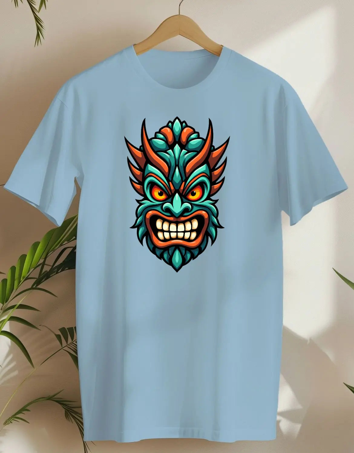 Tiki Mystique 2-T-shirt-Light Blue-AMCC.STORE