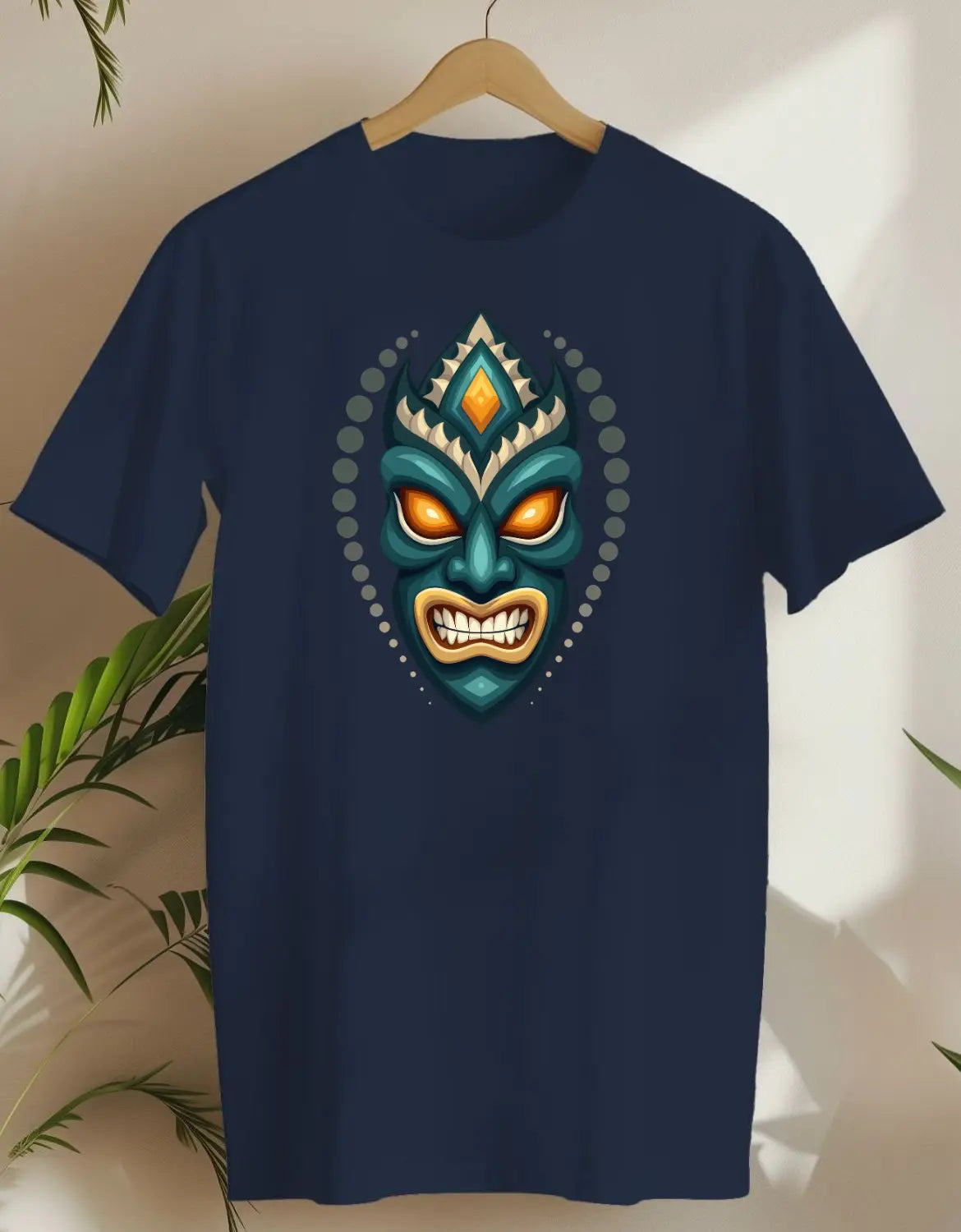 Tiki Mystique-T-shirt-Navy-AMCC.STORE