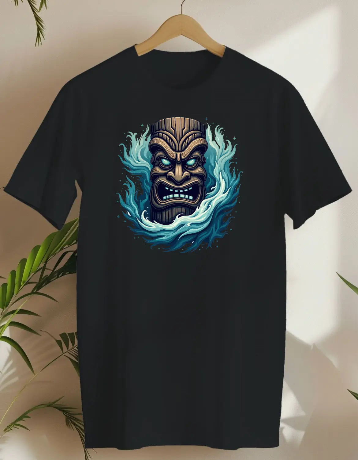 Tiki Waves-T-shirt-Black-AMCC.STORE