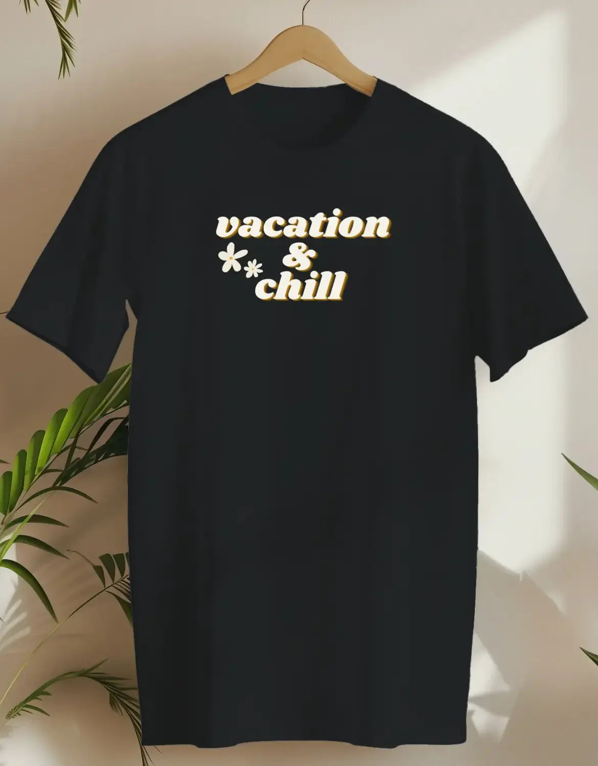 Vacation Chill-T-shirt-Black-AMCC.STORE