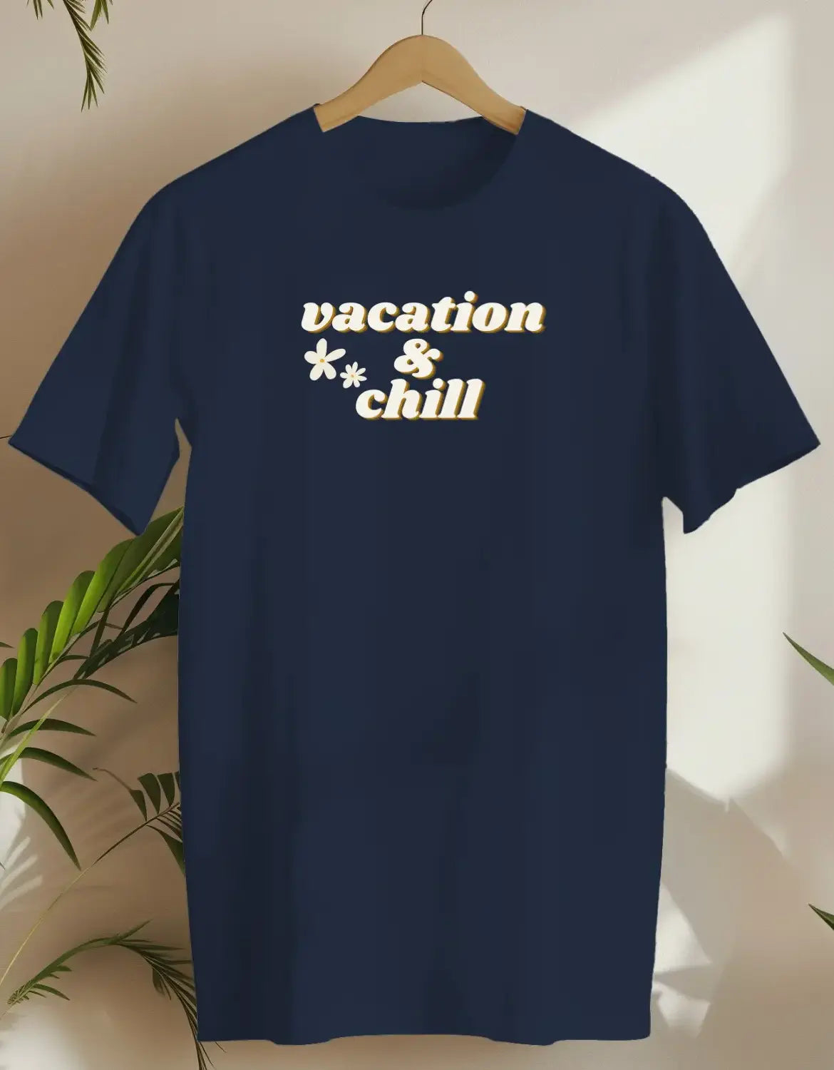 Vacation Chill-T-shirt-Navy-AMCC.STORE