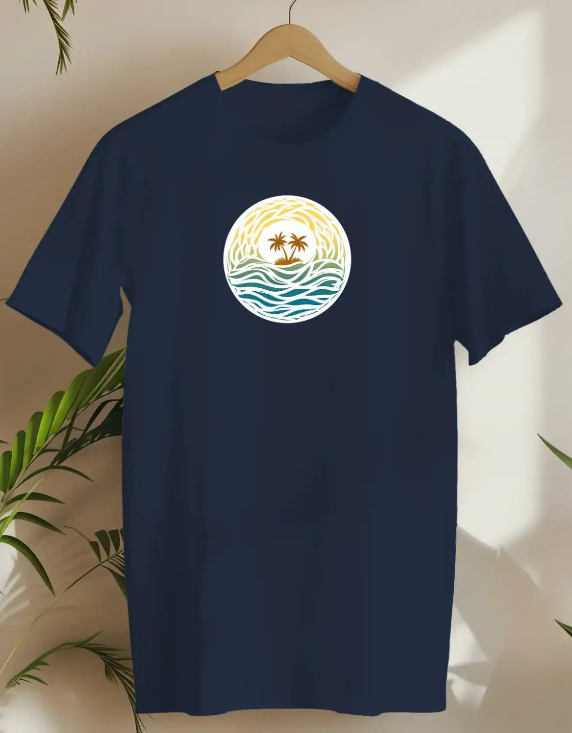 Wave Harmony-T-shirt-Navy-AMCC.STORE