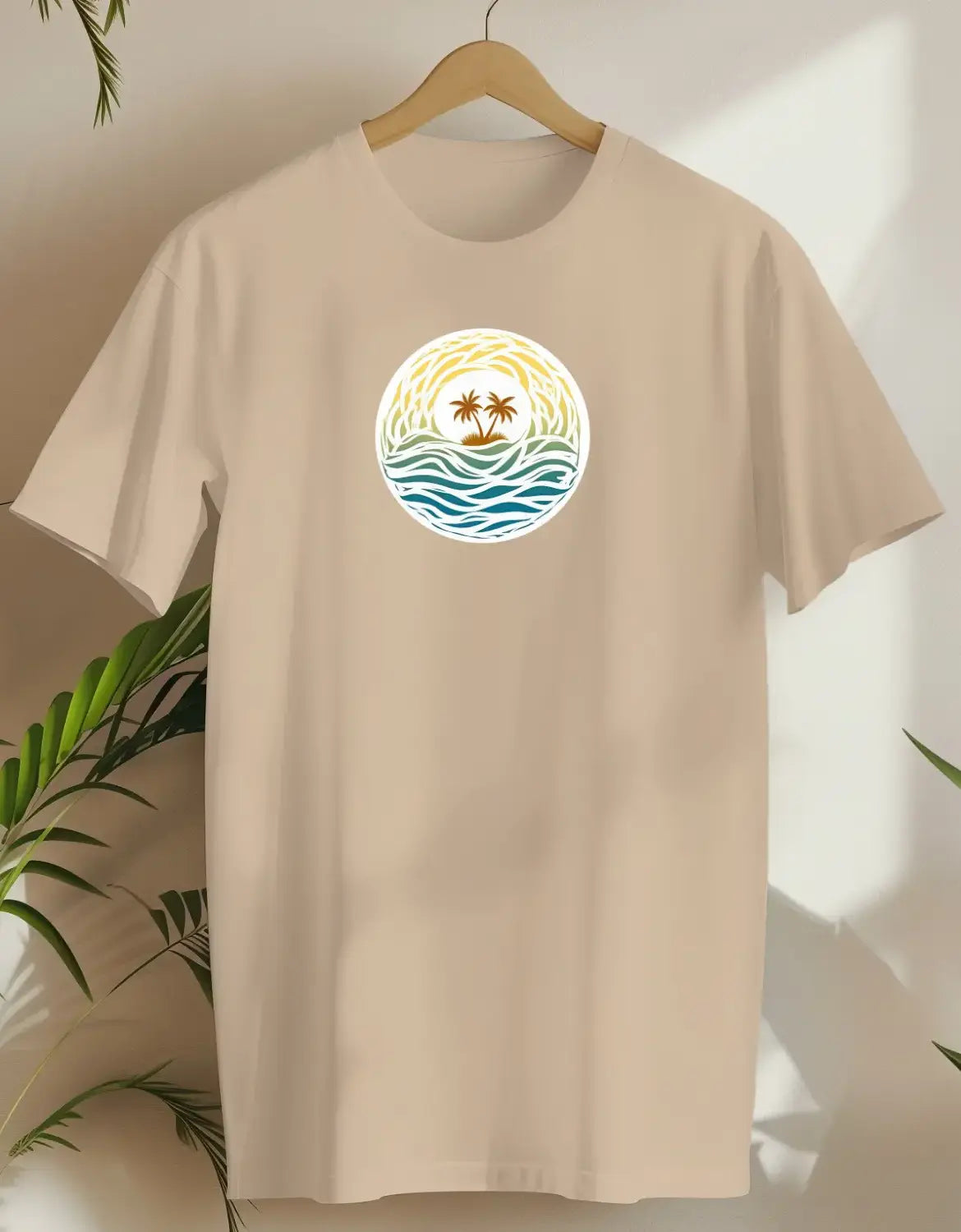 Wave Harmony-T-shirt-Sand-AMCC.STORE