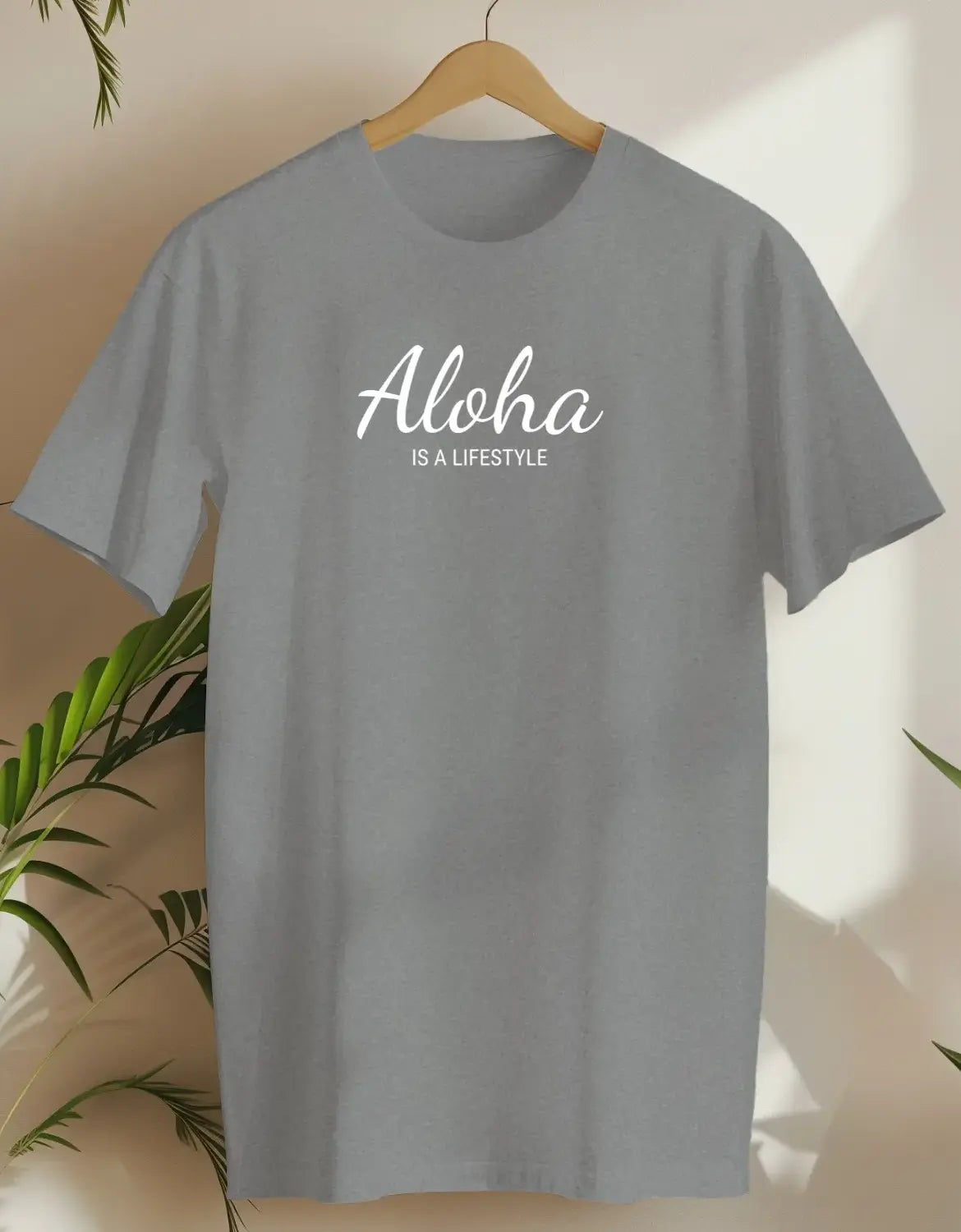 Aloha Is A Lifestyle-T-shirt-Rs Sport Grey-AMCC.STORE