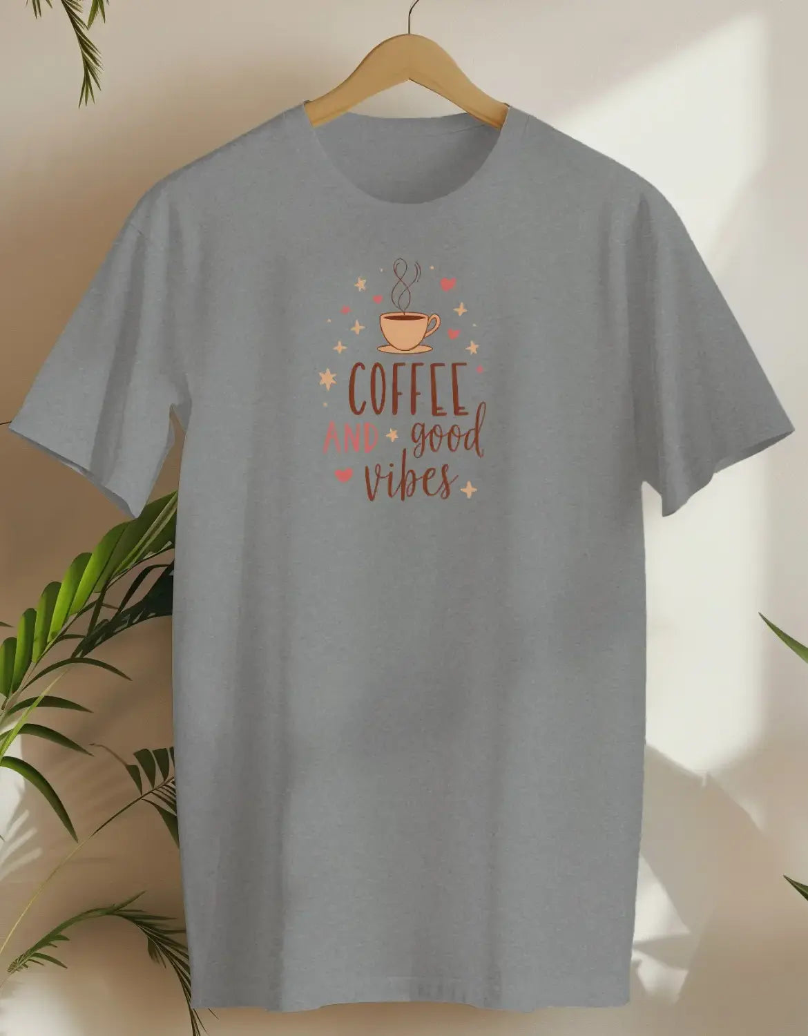 Coffee And Good Vibes 3-T-shirt-Rs Sport Grey-AMCC.STORE