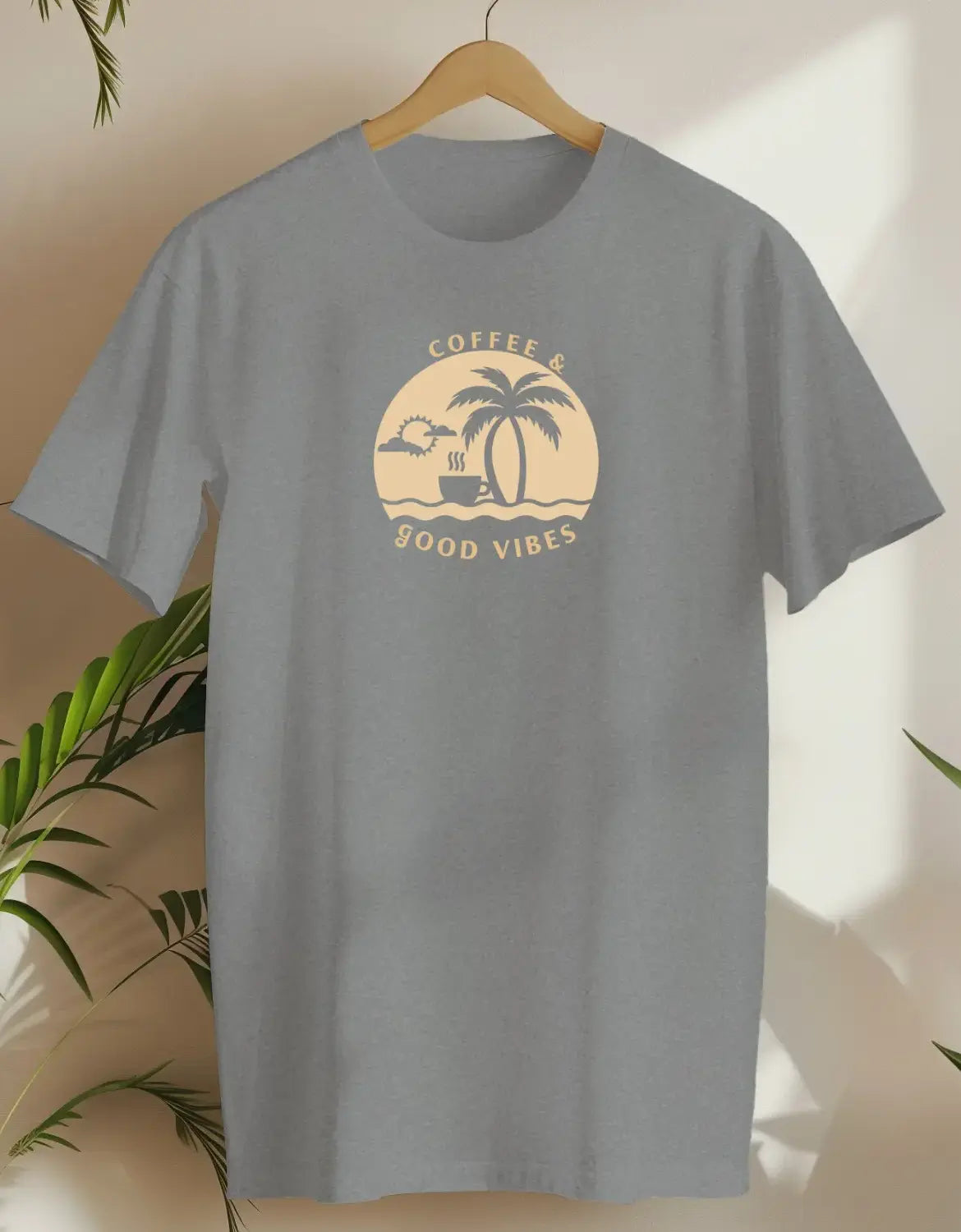 Coffee And Good Vibes 8-T-shirt-Rs Sport Grey-AMCC.STORE