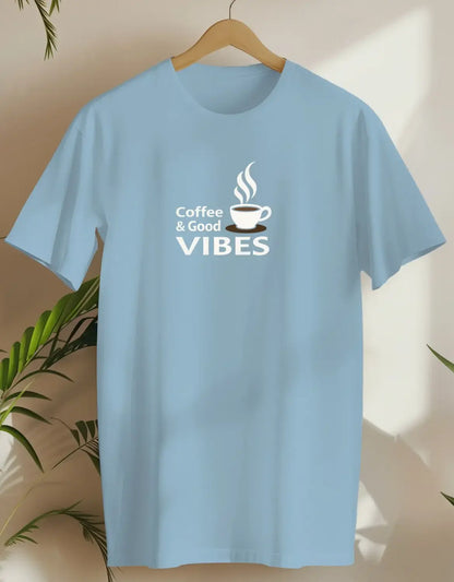 Coffee And Good Vibes 9-T-shirt-Light Blue-AMCC.STORE