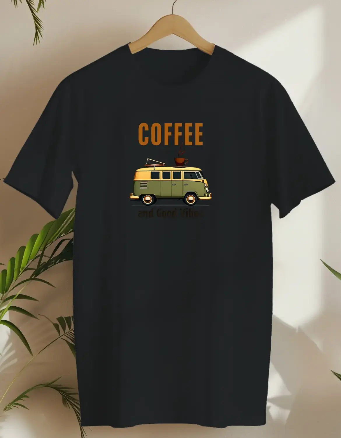 Coffee And Good Vibes Van 2-T-shirt-Black-AMCC.STORE