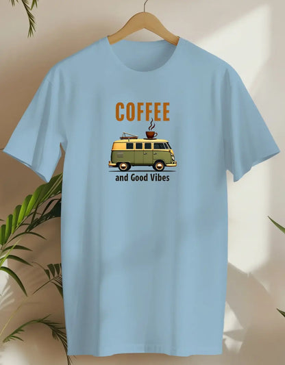 Coffee And Good Vibes Van 2-T-shirt-Light Blue-AMCC.STORE