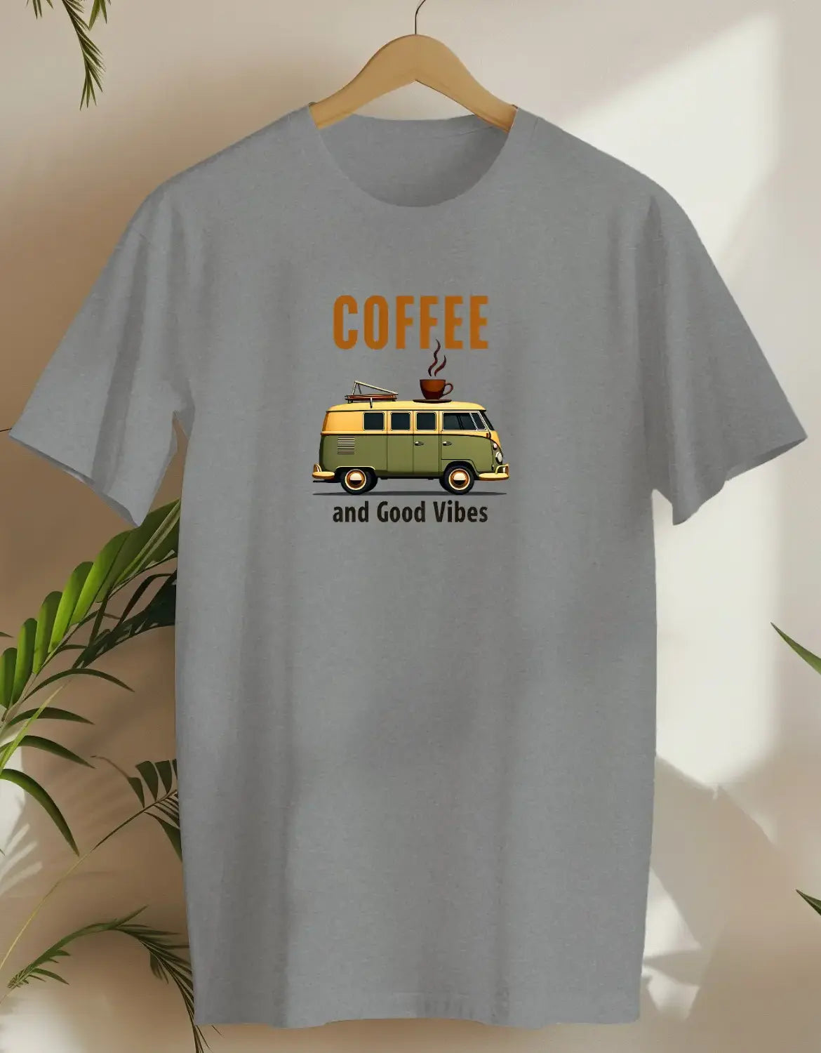 Coffee And Good Vibes Van 2-T-shirt-Rs Sport Grey-AMCC.STORE