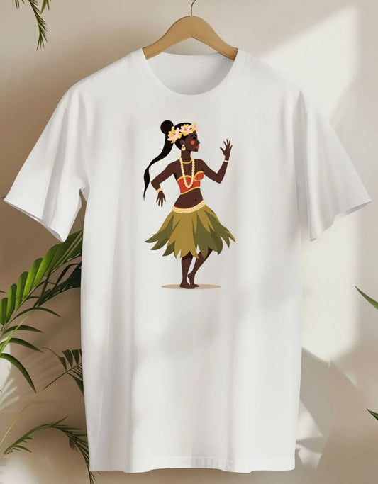 Hula Abstract-T-shirt-White-AMCC.STORE