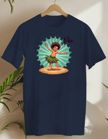 Hula Boy-T-shirt-Navy-AMCC.STORE