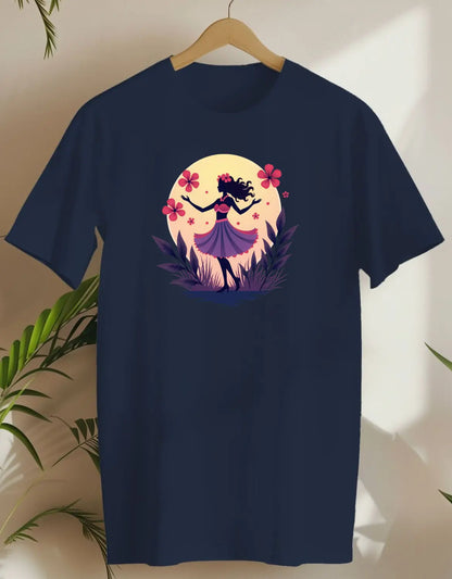 Hula Dream-T-shirt-Navy-AMCC.STORE