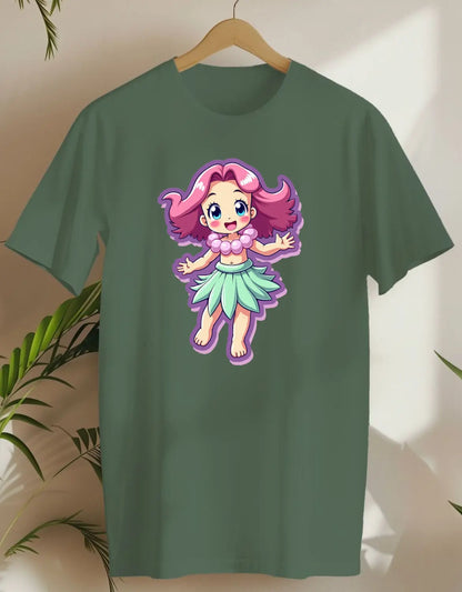 Hula Joy 2-T-shirt-Military Green-AMCC.STORE