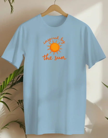 Inspired By The Sun 2-T-shirt-Light Blue-AMCC.STORE
