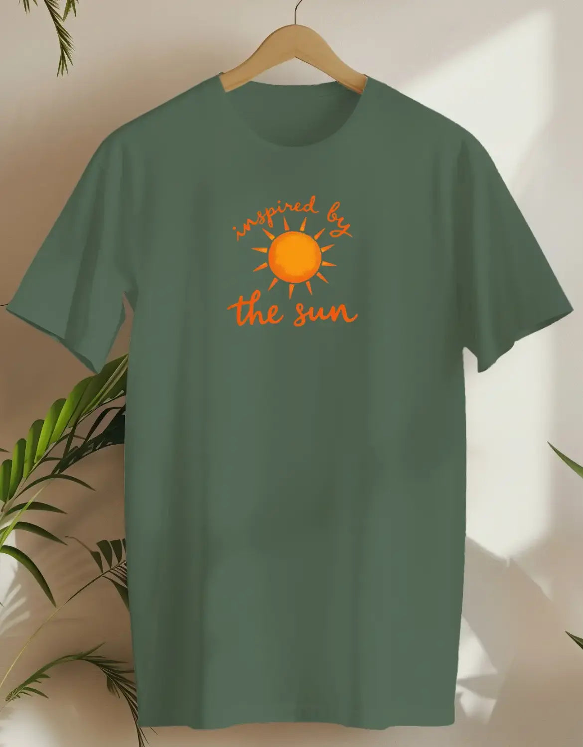 Inspired By The Sun 2-T-shirt-Military Green-AMCC.STORE