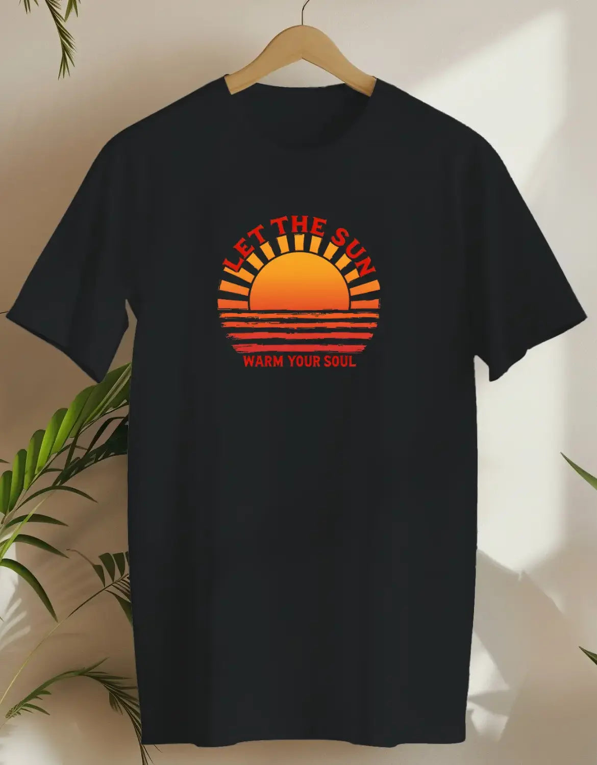 Let The Sun Warm Your Soul-T-shirt-Black-AMCC.STORE