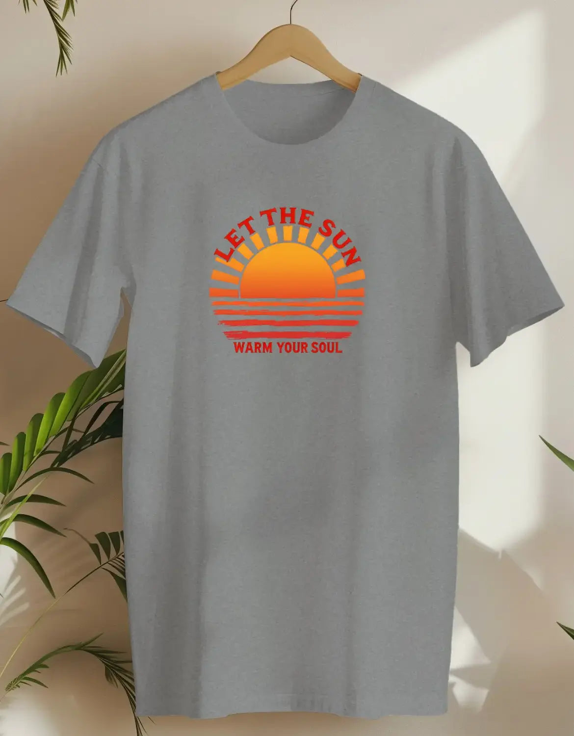 Let The Sun Warm Your Soul-T-shirt-Rs Sport Grey-AMCC.STORE