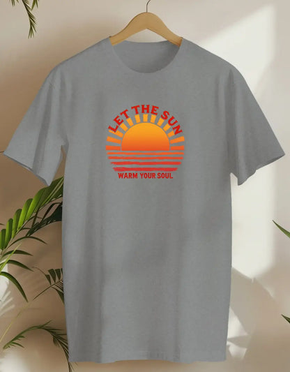 Let The Sun Warm Your Soul-T-shirt-Rs Sport Grey-AMCC.STORE