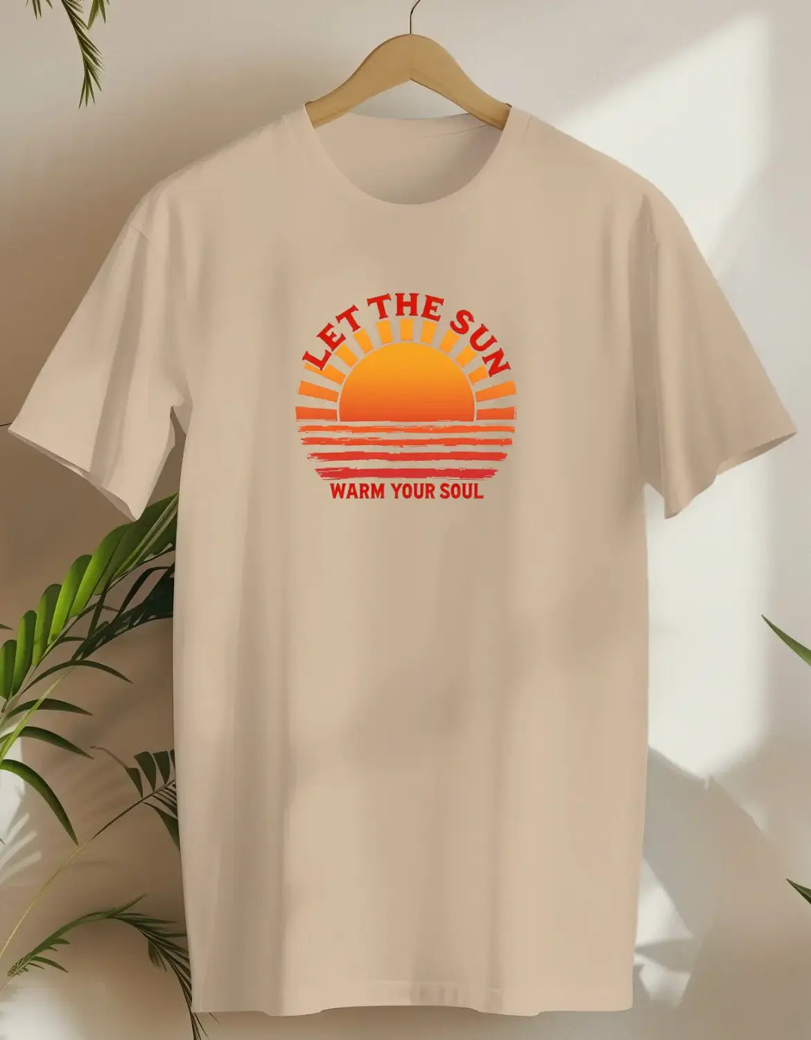 Let The Sun Warm Your Soul-T-shirt-Sand-AMCC.STORE