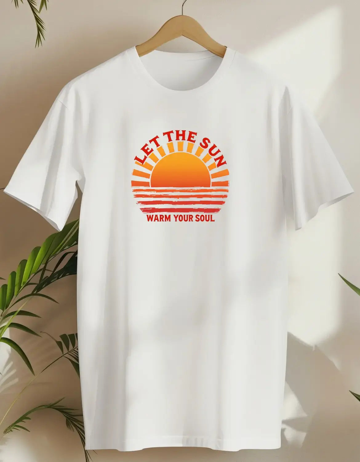 Let The Sun Warm Your Soul-T-shirt-White-AMCC.STORE