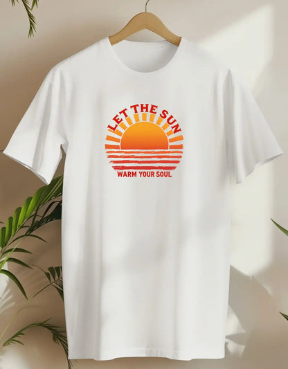 Let The Sun Warm Your Soul-T-shirt-White-AMCC.STORE