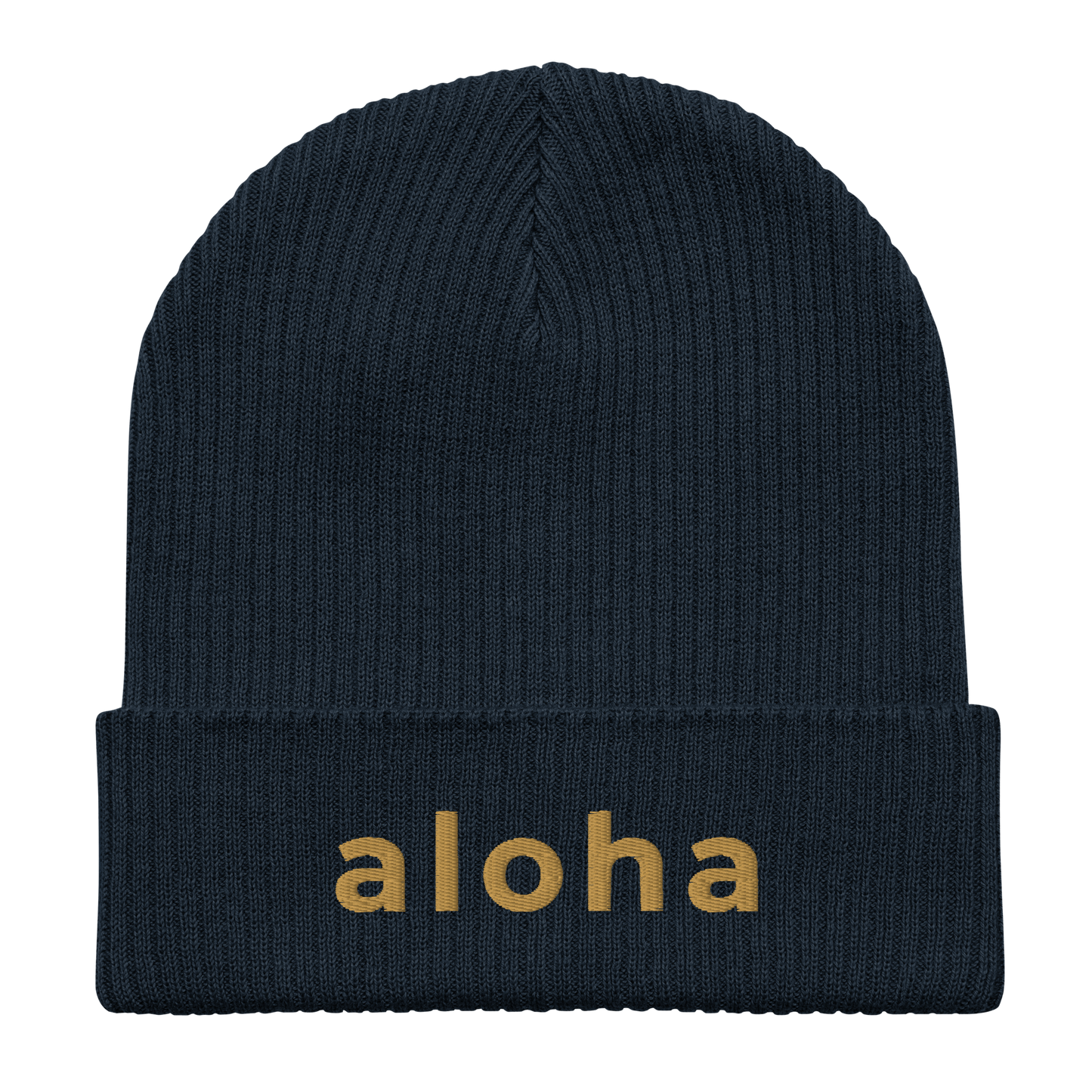 ALOHA BEANIE • OXFORD NAVY