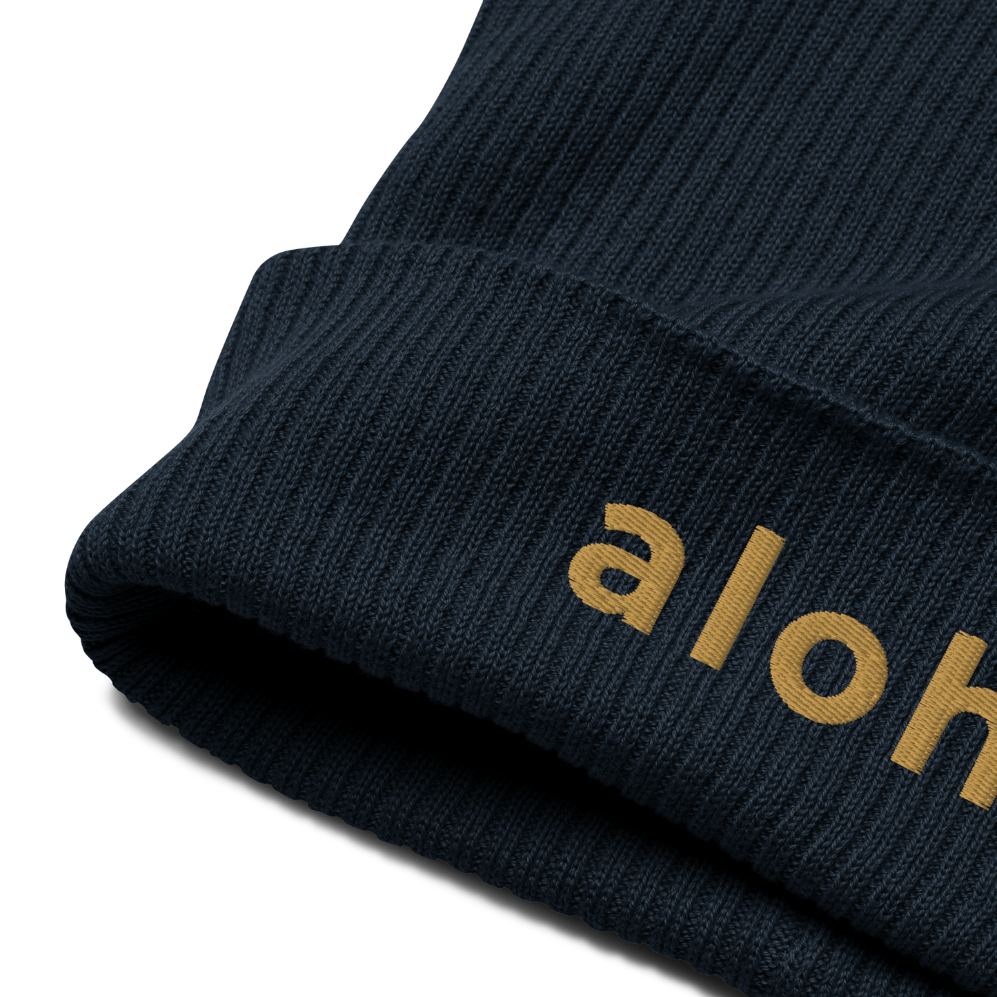 ALOHA BEANIE • OXFORD NAVY