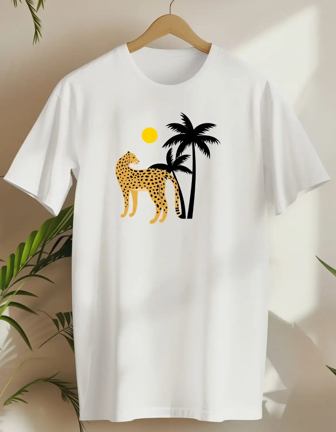 Palm Cat 2-T-shirt-White-AMCC.STORE