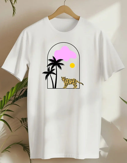 Palm Tiger Pink Sun