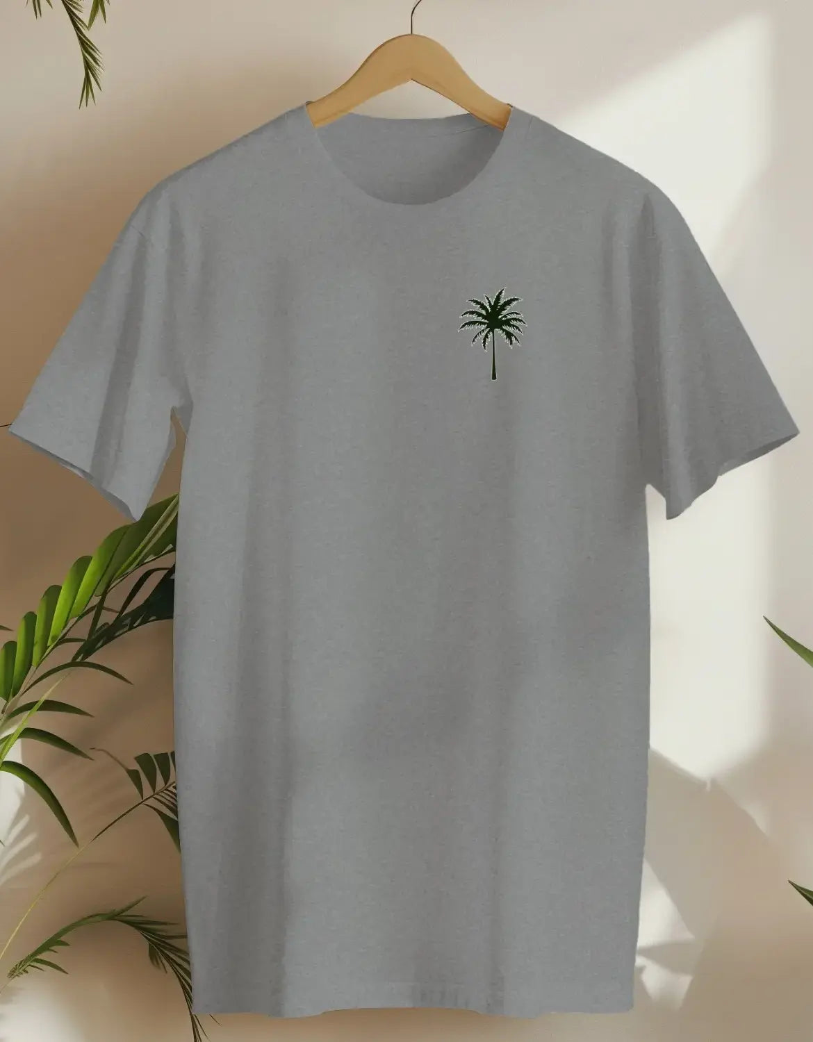 Palm Tree Small 2-T-shirt-Rs Sport Grey-AMCC.STORE