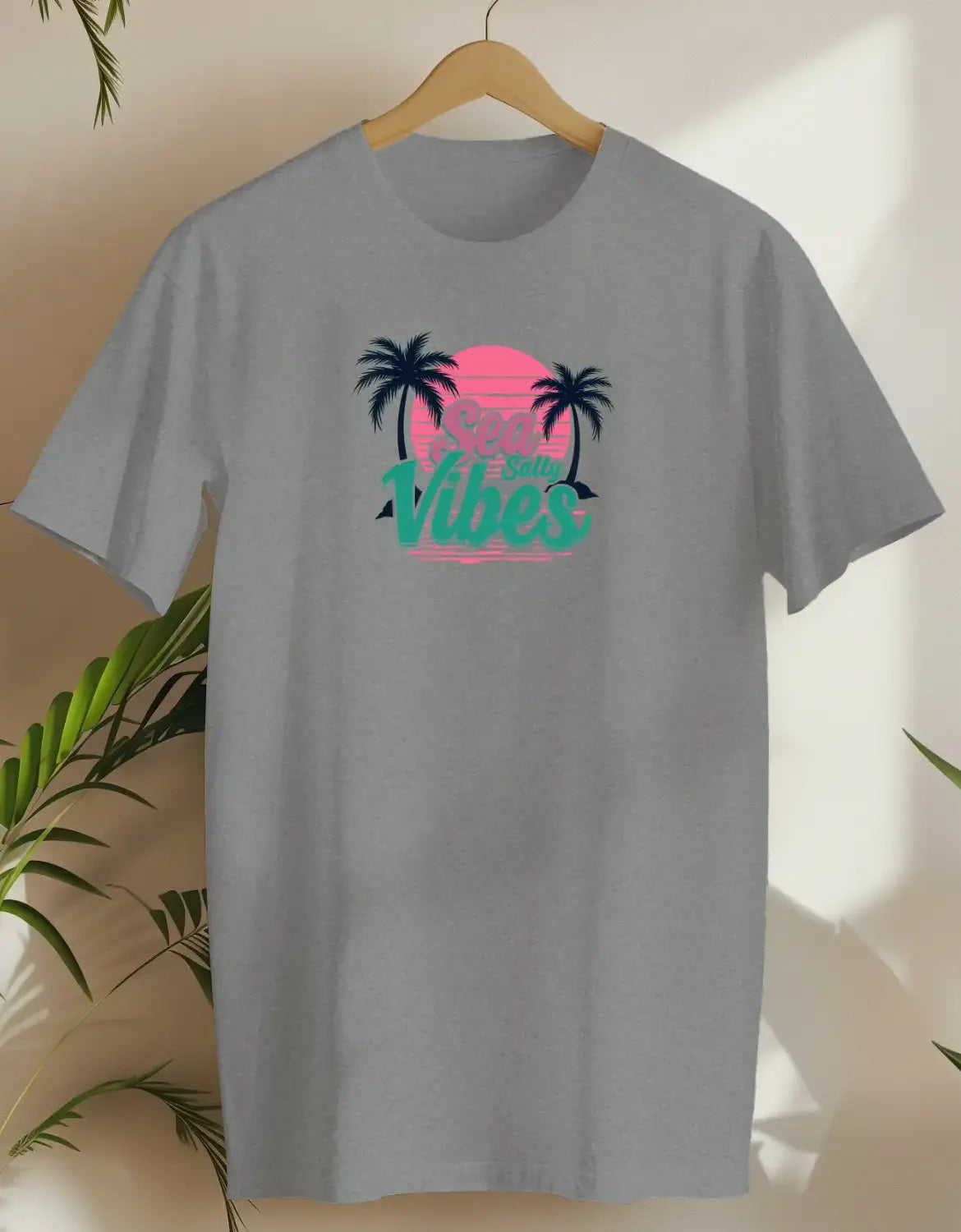 Sea Salty Vibes-T-shirt-Rs Sport Grey-AMCC.STORE