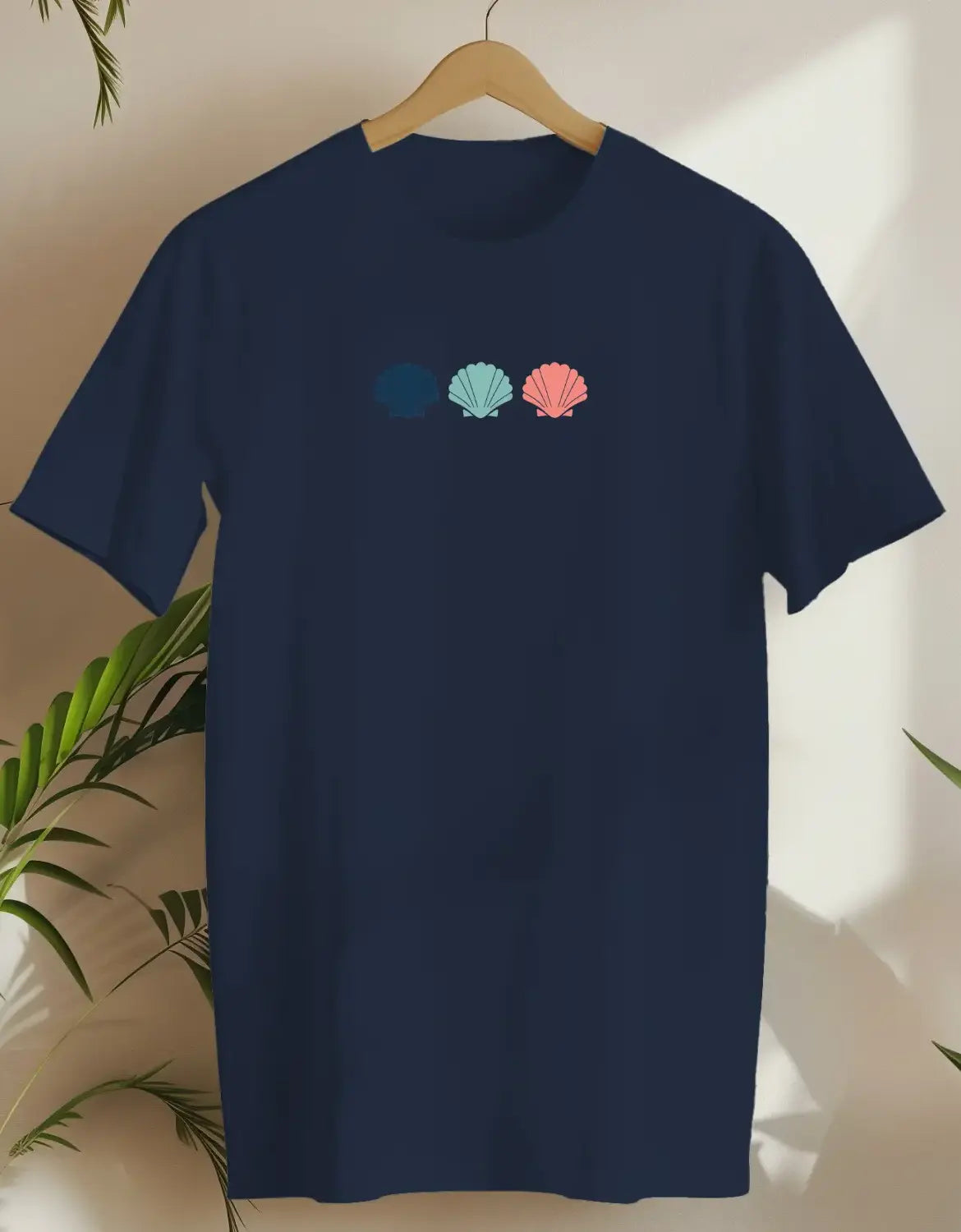 Shells Horizontal-T-shirt-Navy-AMCC.STORE