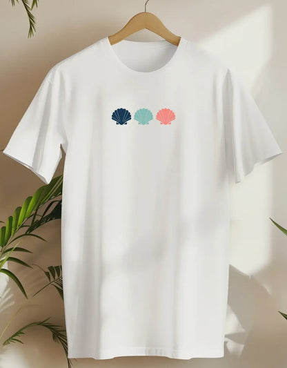 Shells Horizontal-T-shirt-White-AMCC.STORE