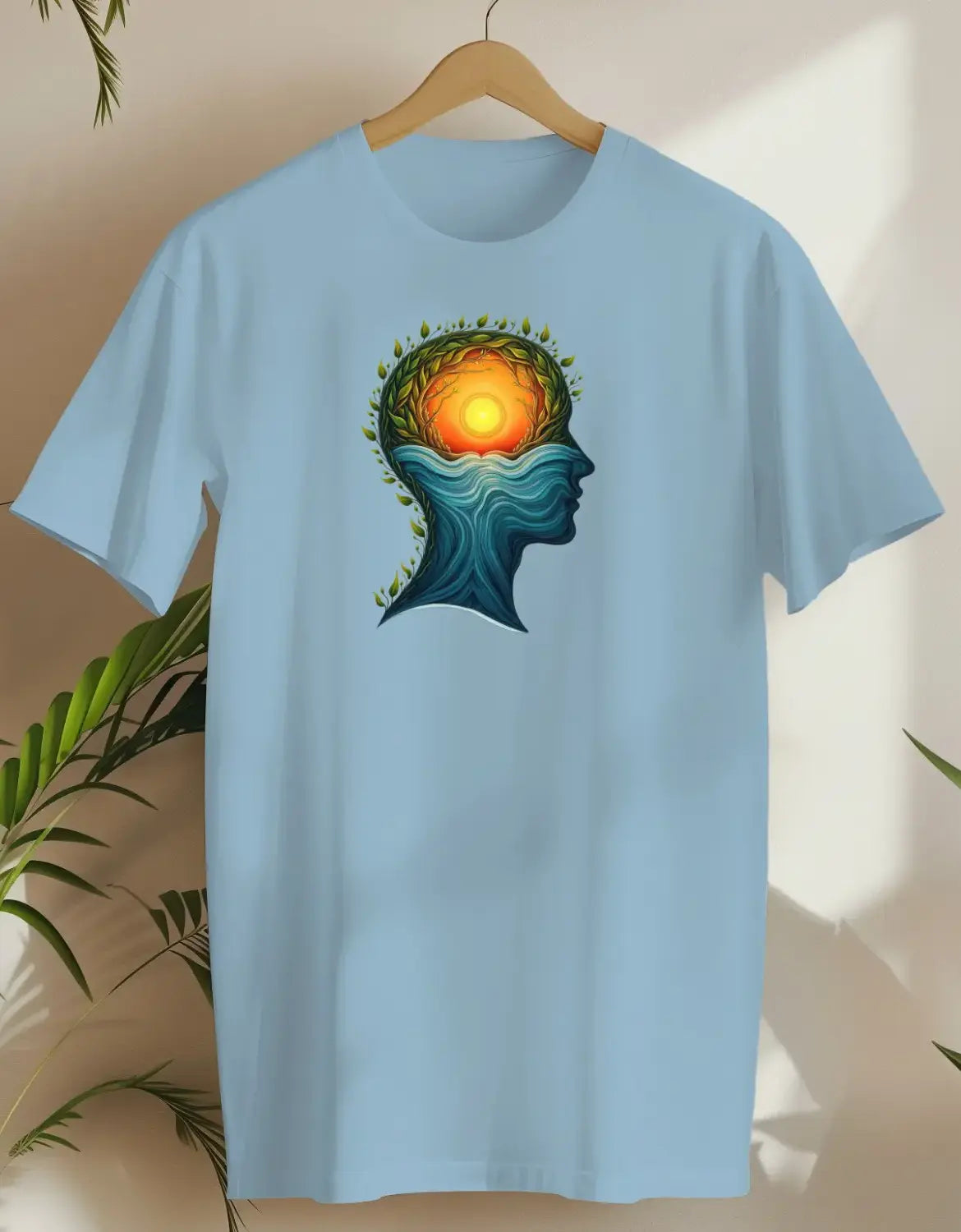 Sunrise In My Mind 3-T-shirt-Light Blue-AMCC.STORE