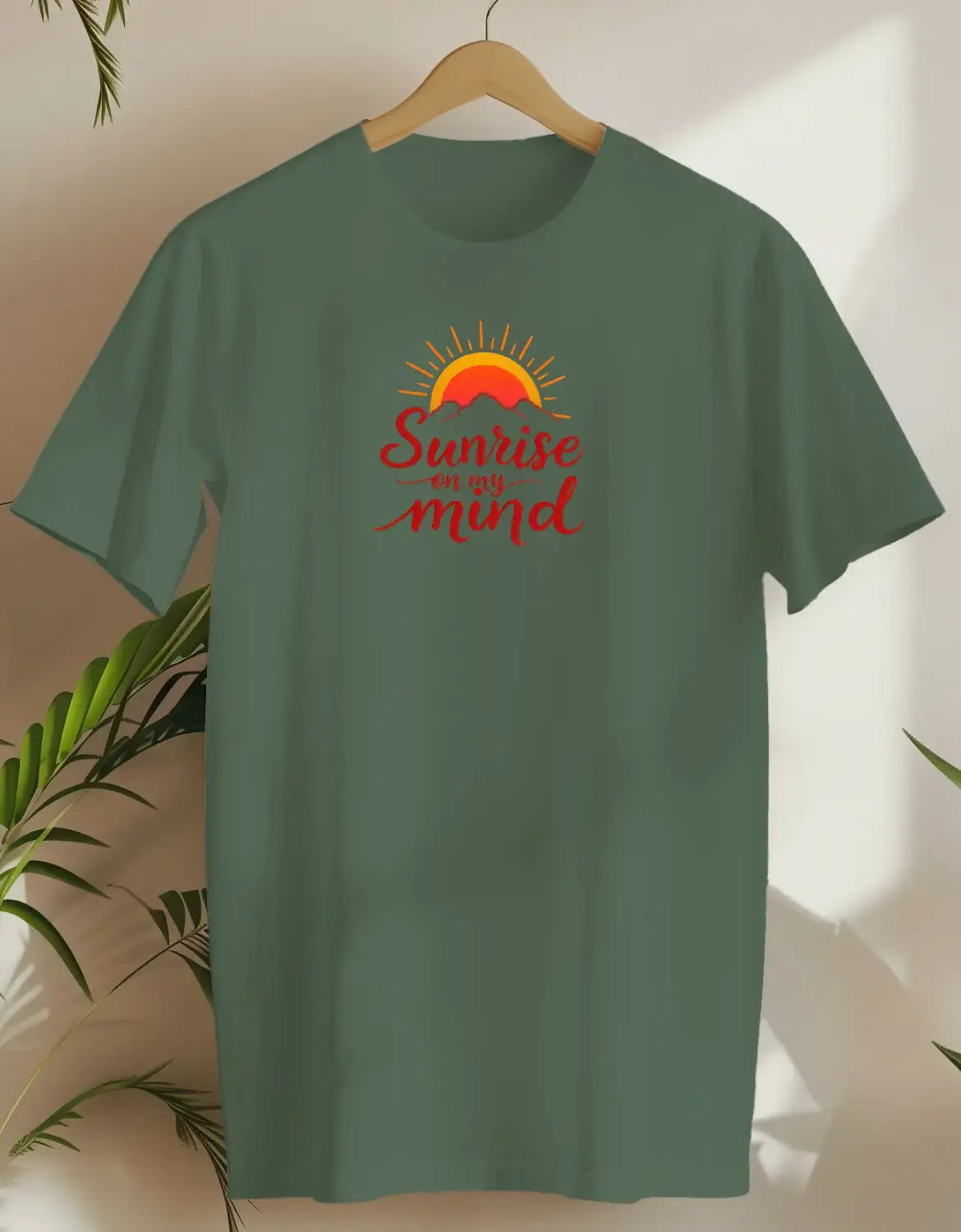 Sunrise On My Mind 2-T-shirt-Military Green-AMCC.STORE