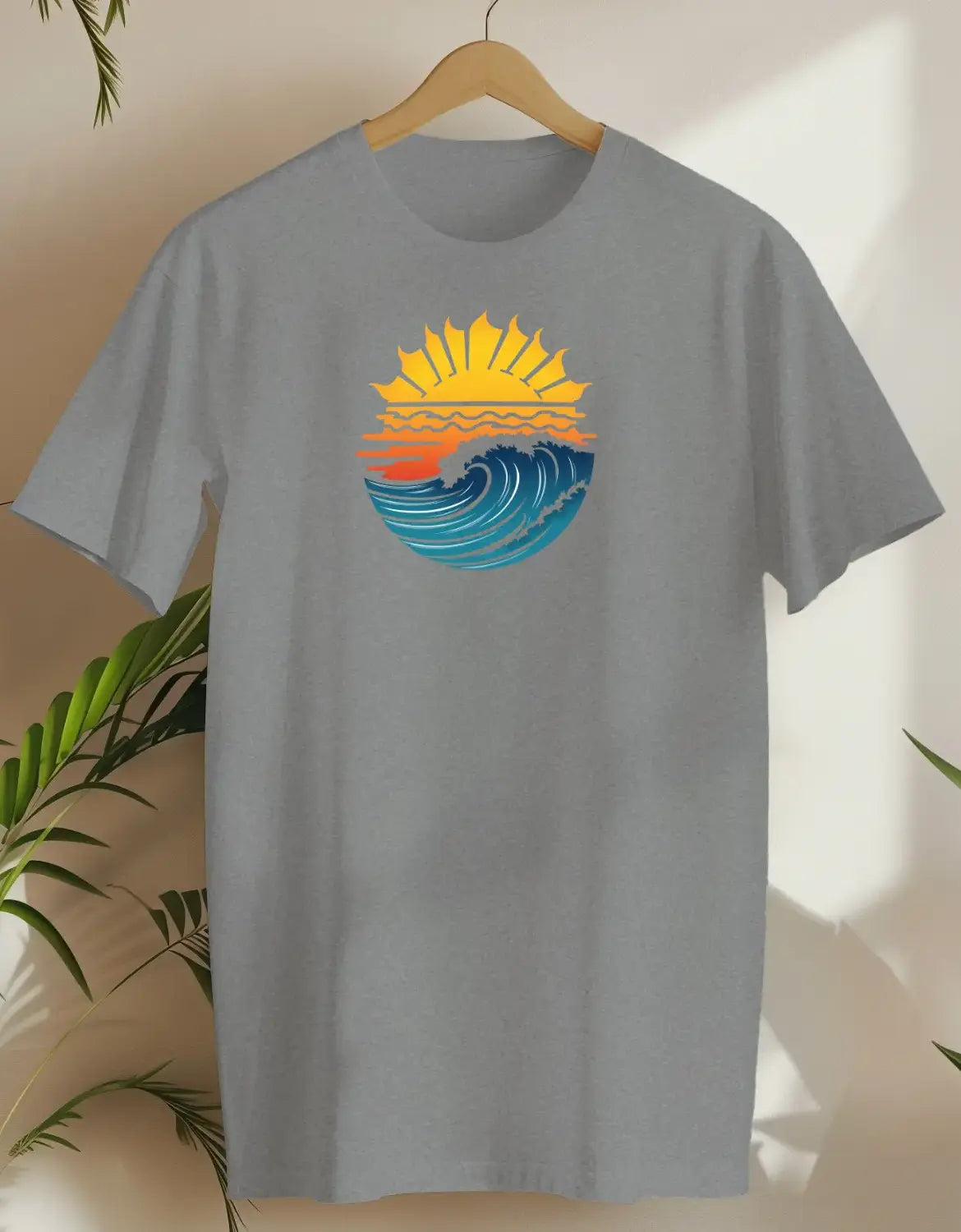 Sunset Waves 3-T-shirt-Rs Sport Grey-AMCC.STORE