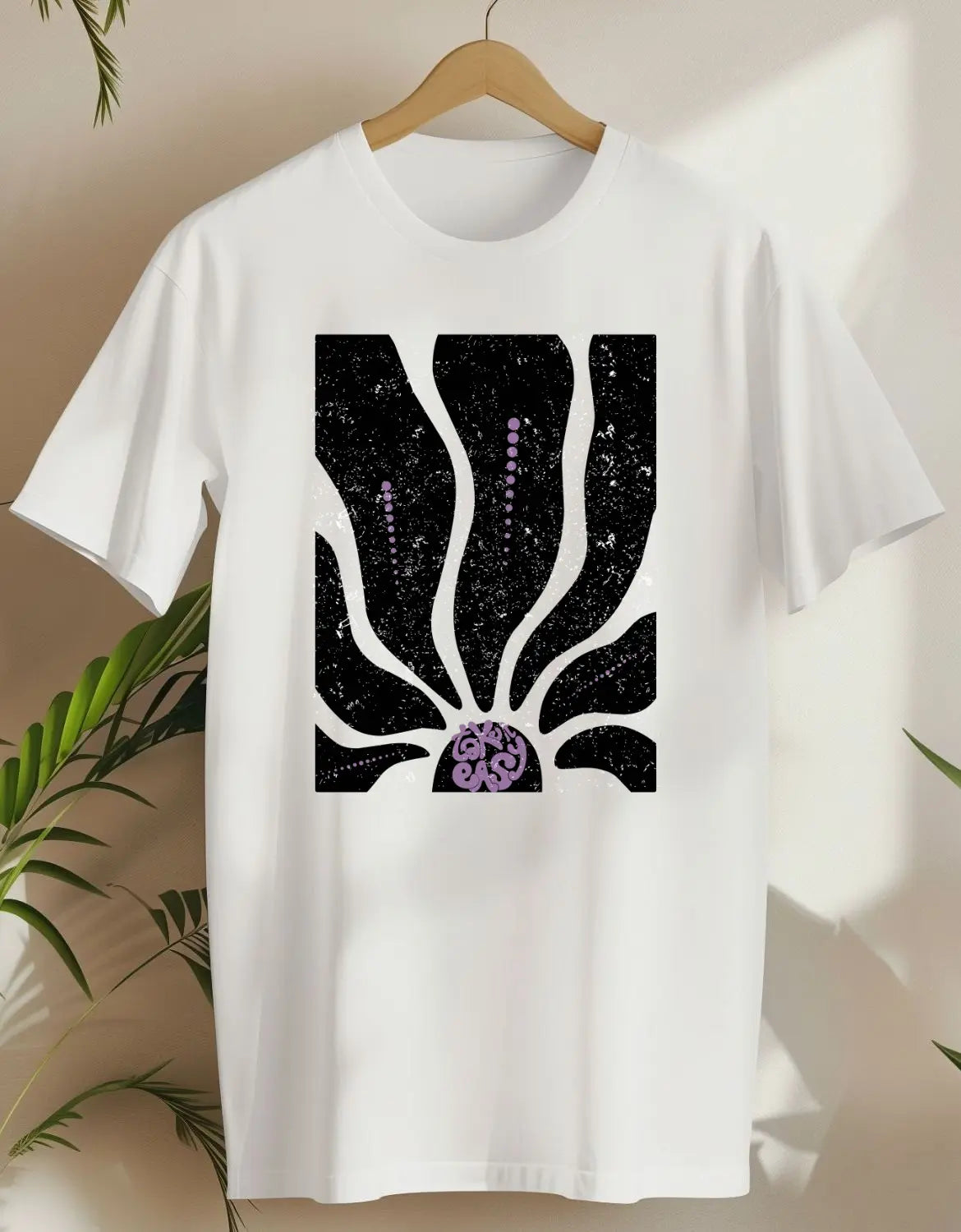 Take It Easy Black-T-shirt-White-AMCC.STORE