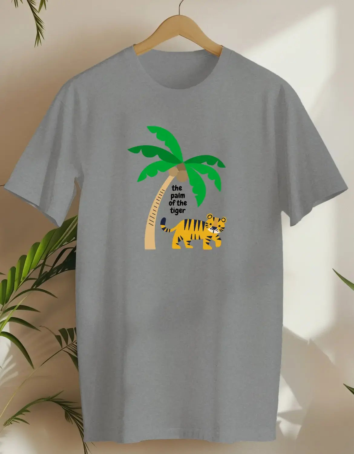 The Palm Of The Tiger-T-shirt-Rs Sport Grey-AMCC.STORE
